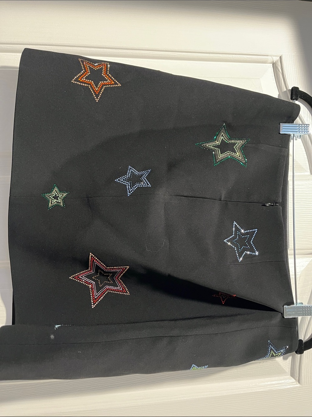 cinq a sept Black Blazer and skirt with Multicolor Star Embellishments - Picture 6 of 15